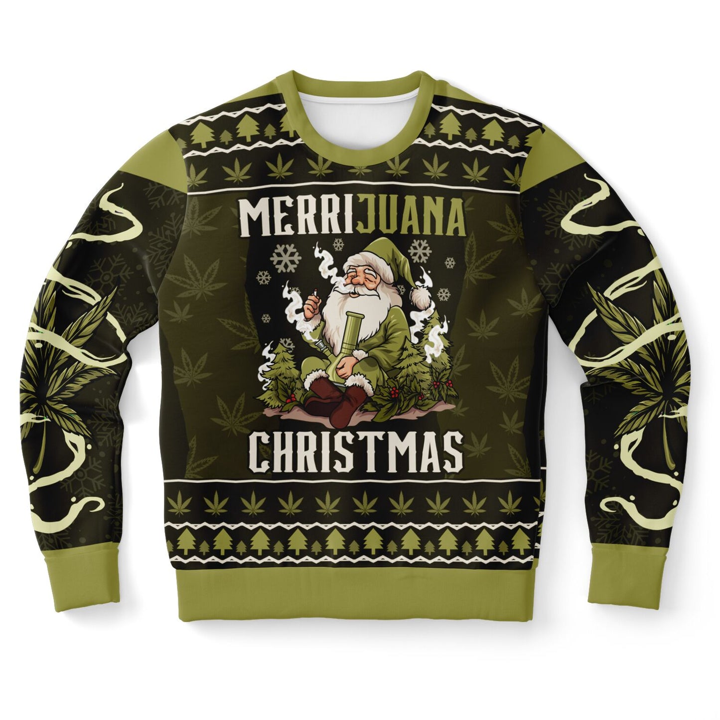 Merrijuana Christmas Weed Sweatshirt