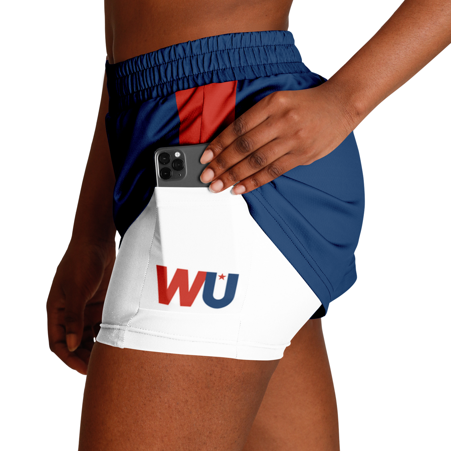 WU - Women's 2-in-1 Shorts - AOP