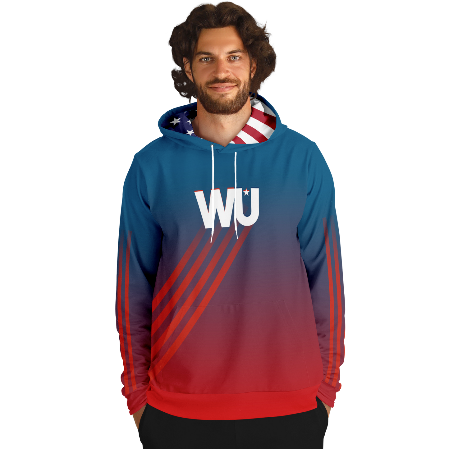 WU - Athletic Hoodie - AOP -TR