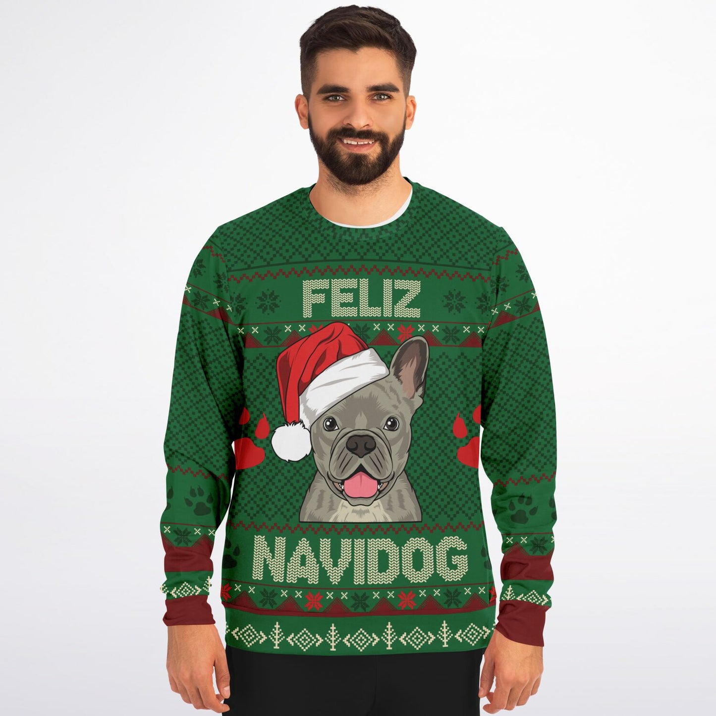 Feliz Navidog - French Bulldog