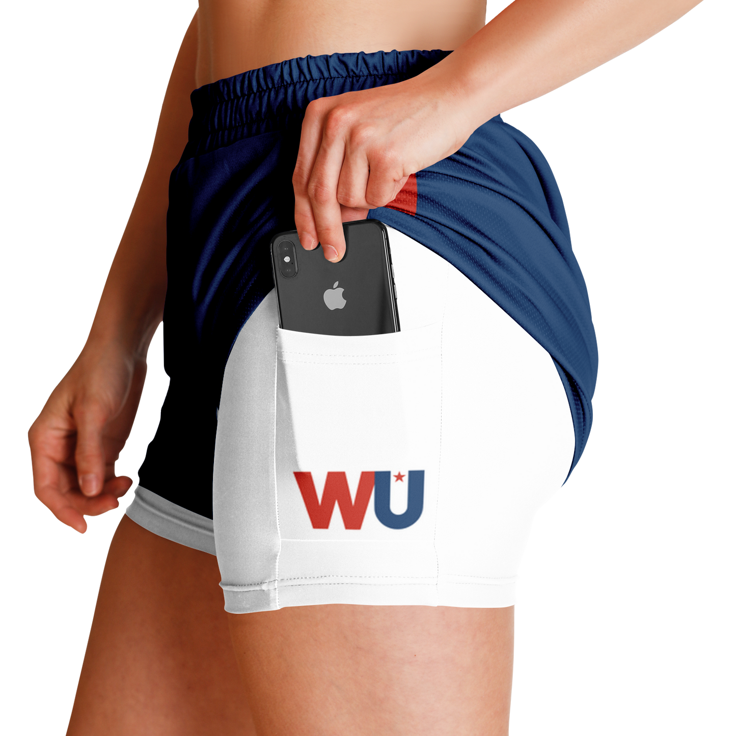 WU - Women's 2-in-1 Shorts - AOP