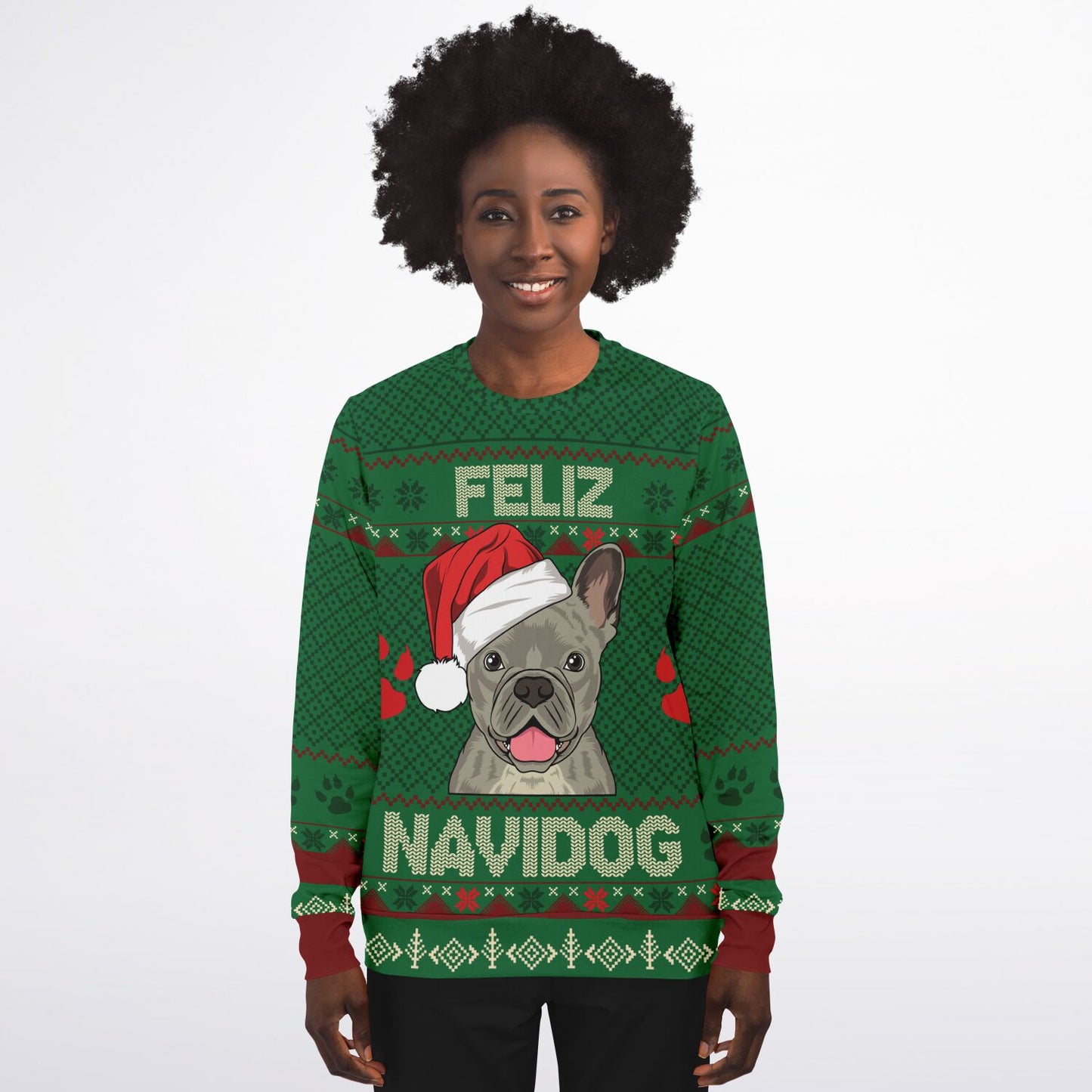 Feliz Navidog - French Bulldog