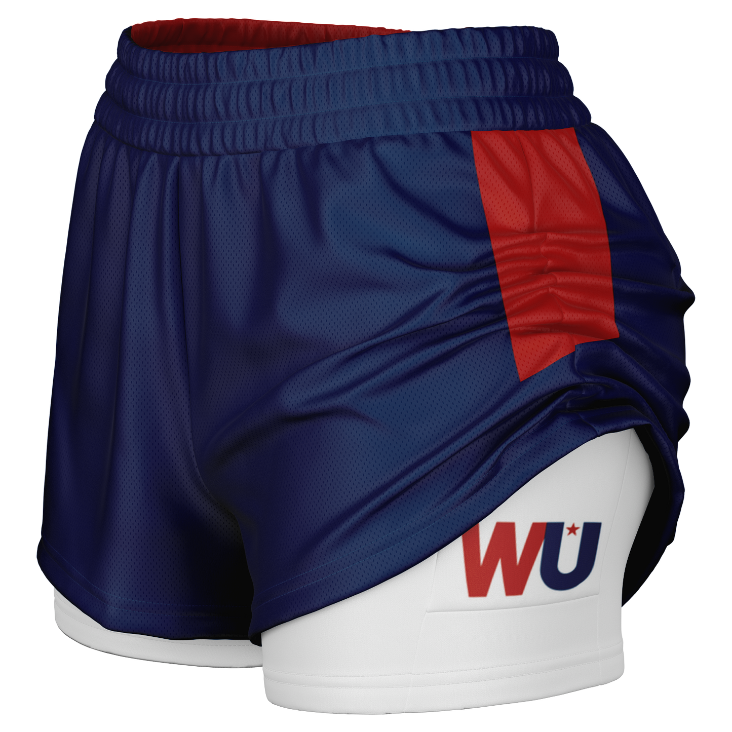 WU - Women's 2-in-1 Shorts - AOP