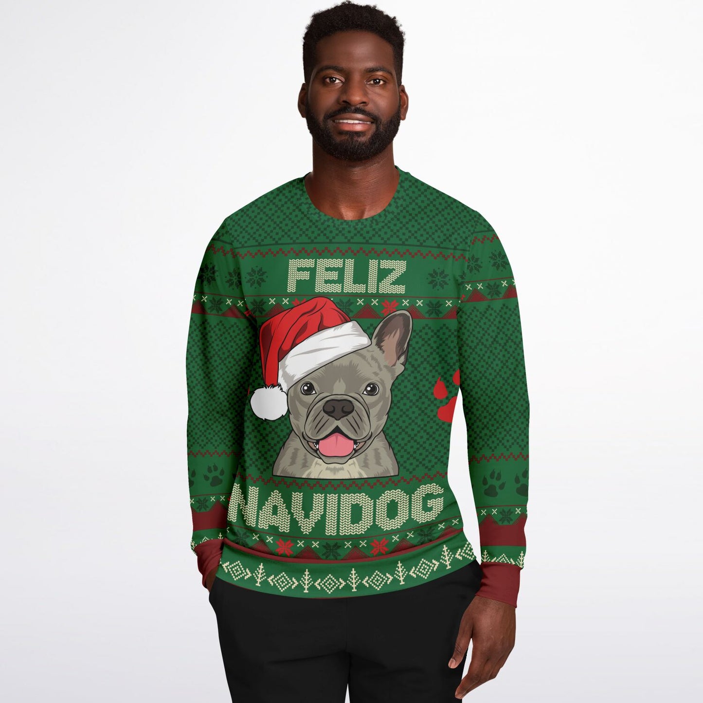 Feliz Navidog - French Bulldog