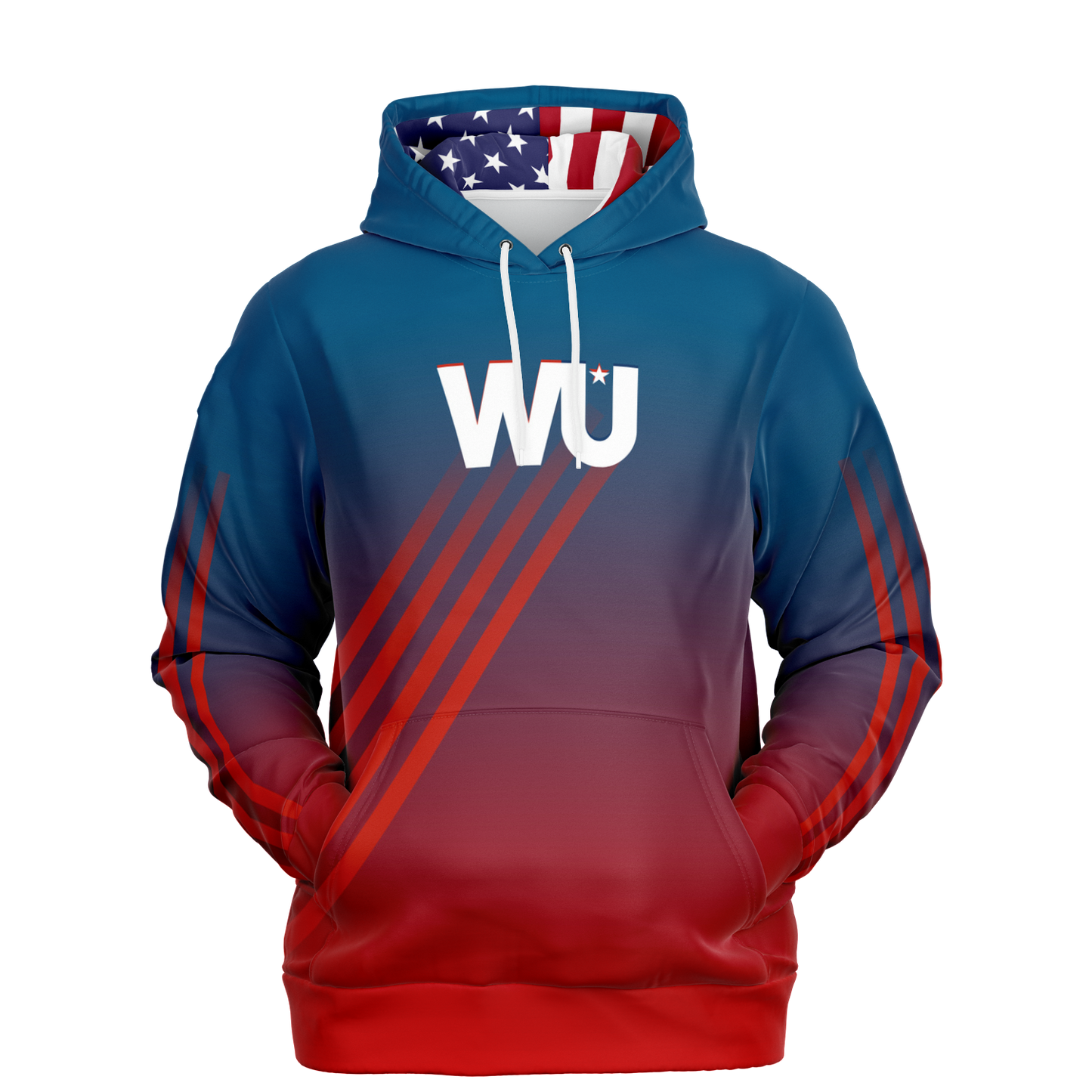 WU - Athletic Hoodie - AOP -TR