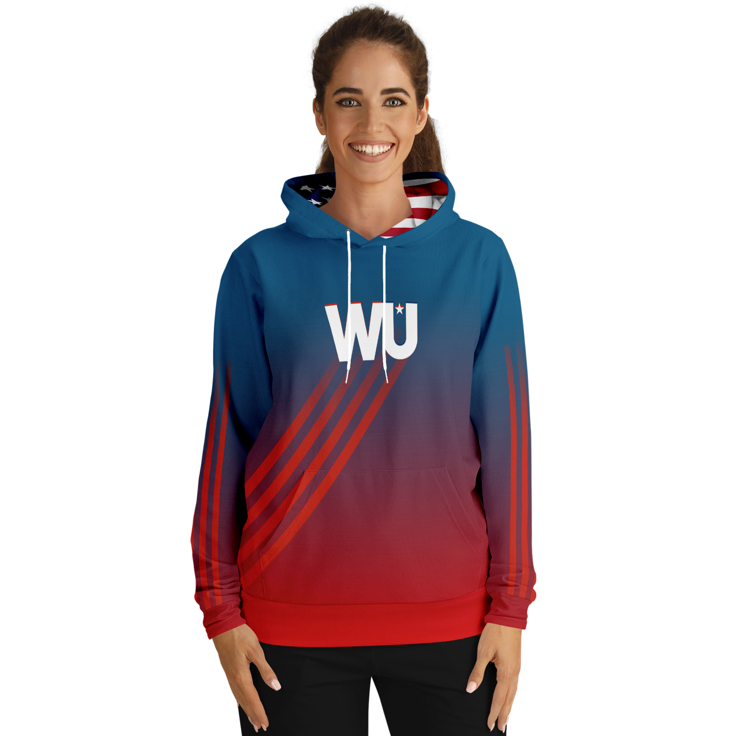 WU - Athletic Hoodie - AOP -TR