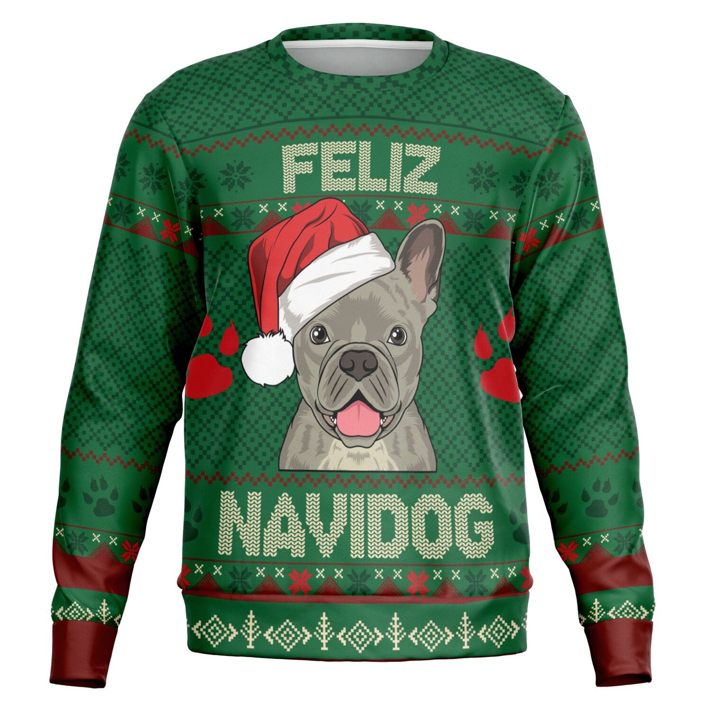 Feliz Navidog - French Bulldog