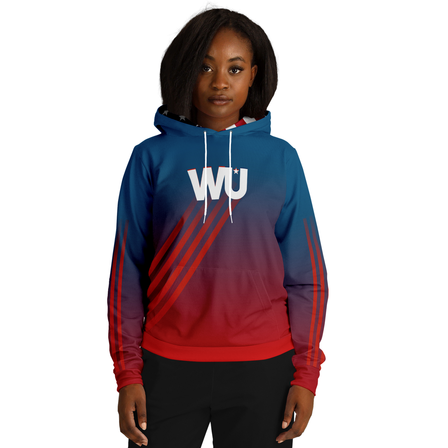 WU - Athletic Hoodie - AOP -TR