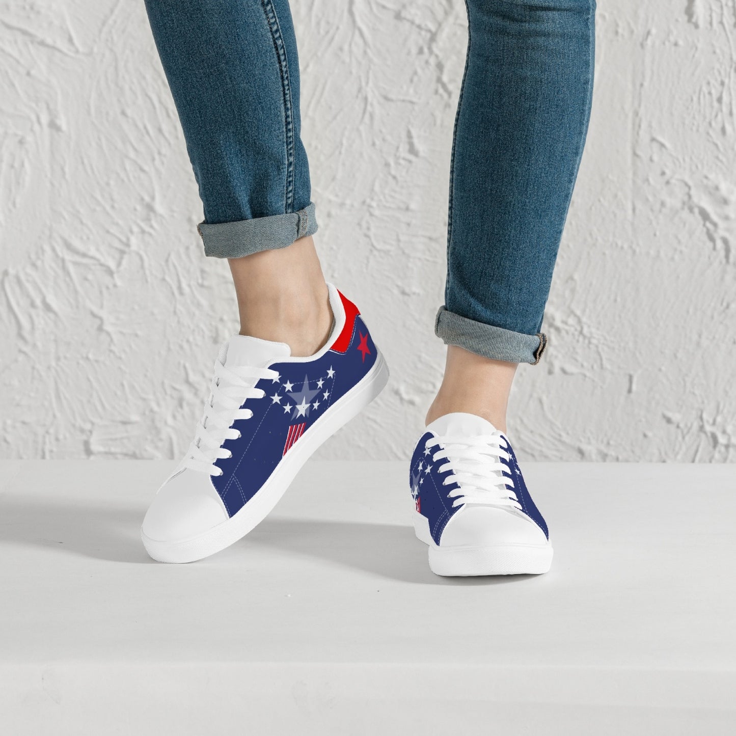 Cap USA Leather Sneakers