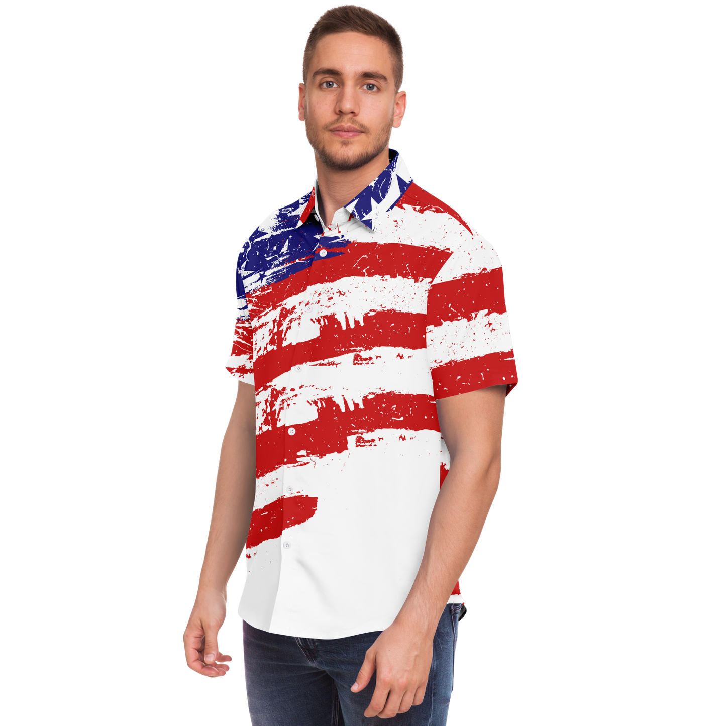 WEAR USA Splash Flag Shirt