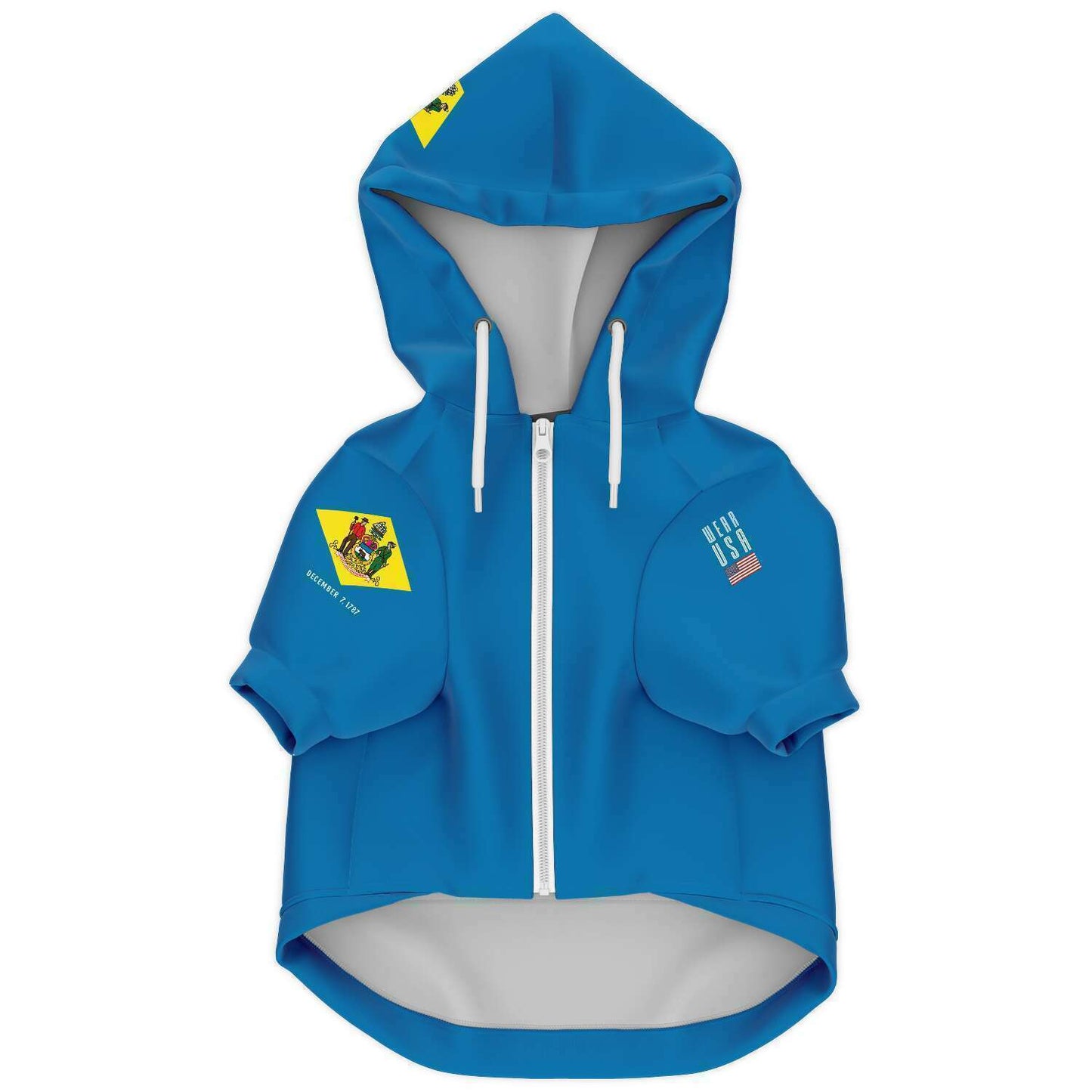 DELAWARE Dog Hoodie