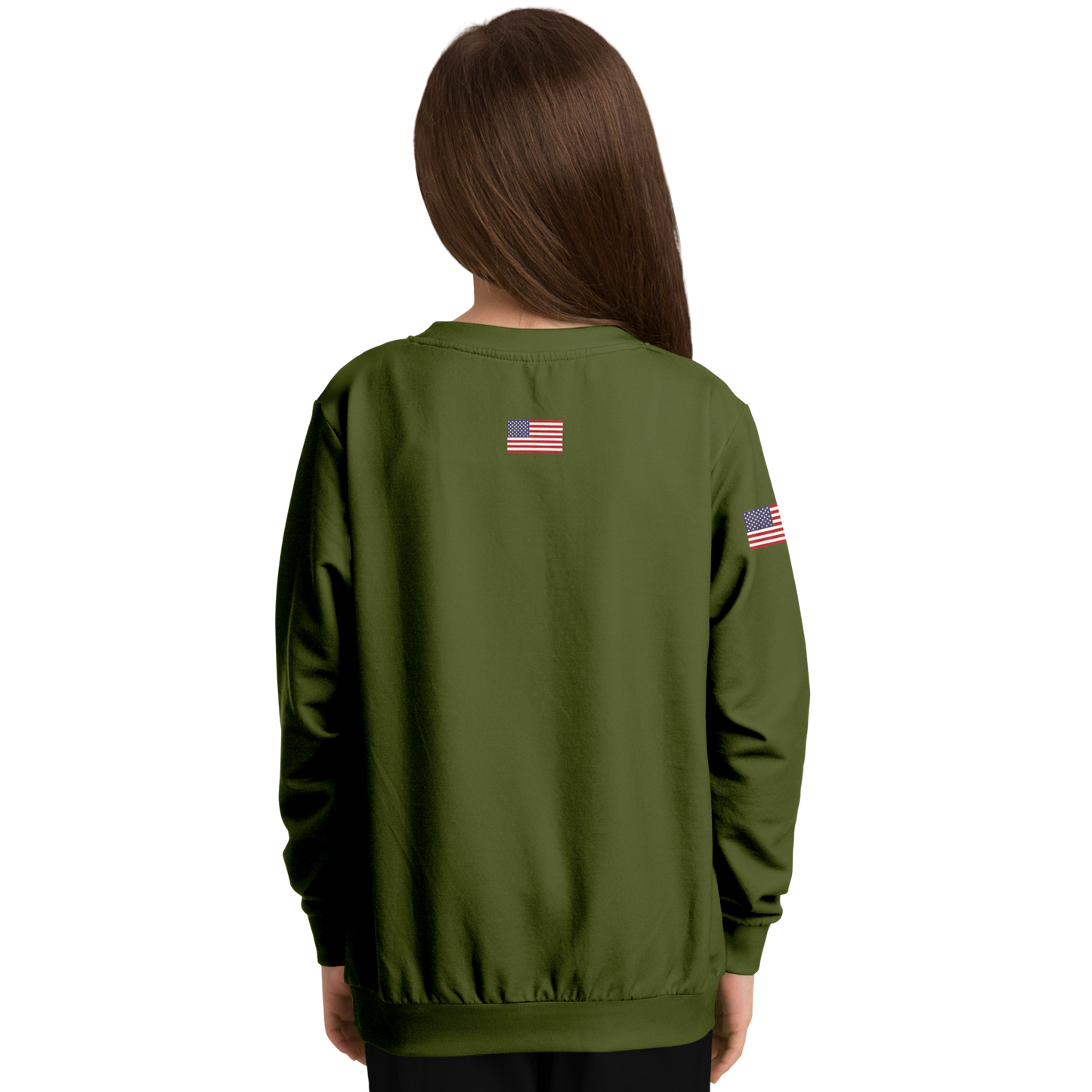 WEAR USA Army Green Eagle Sweatshirt