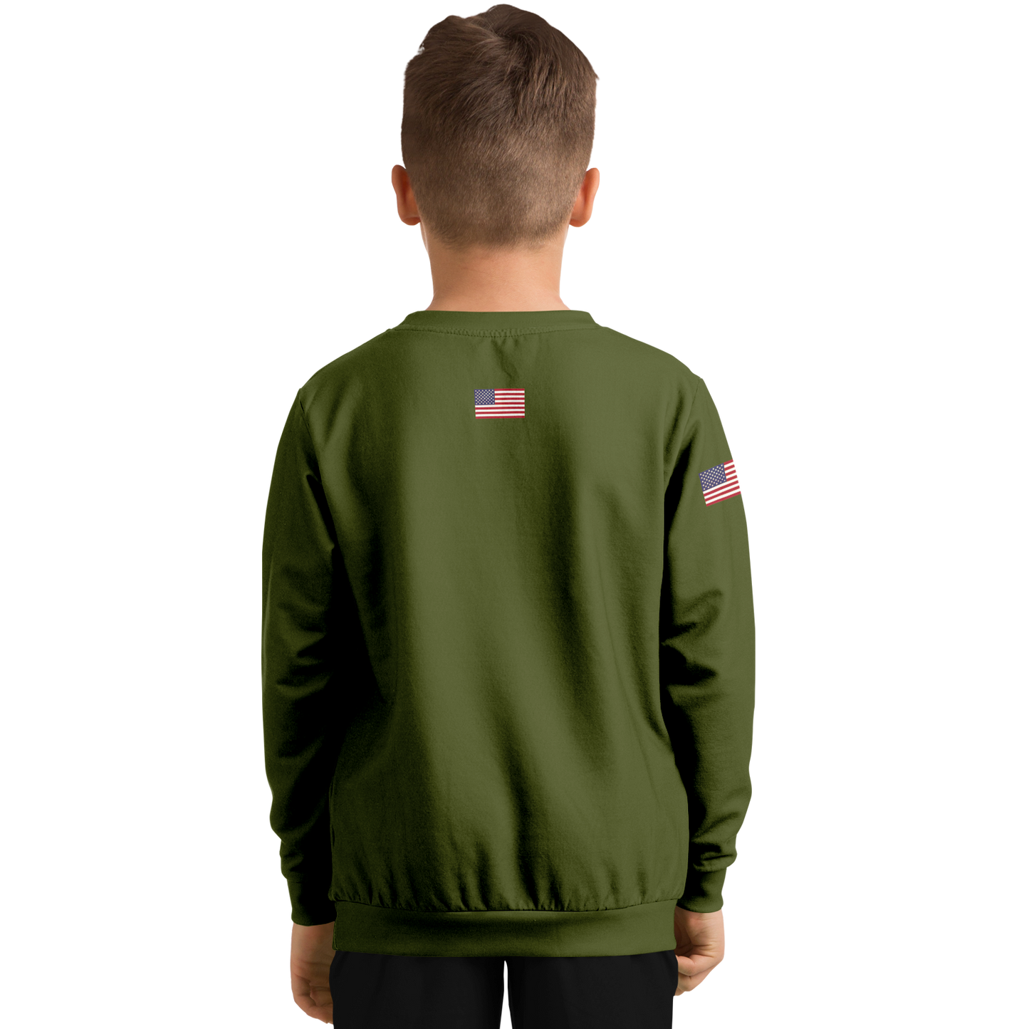 WEAR USA Army Green Eagle Sweatshirt