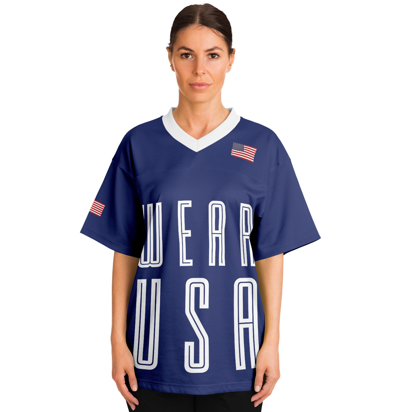 WEAR USA Flag Baseball Jersey