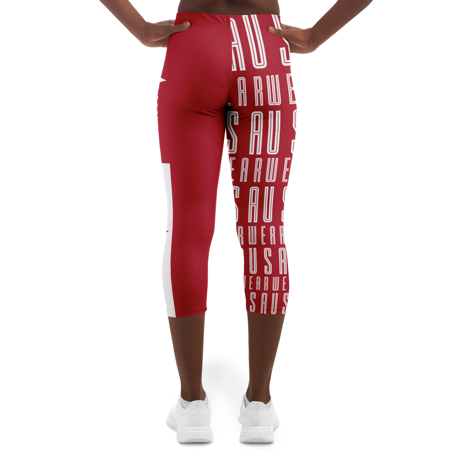 WEAR USA Red Leggings