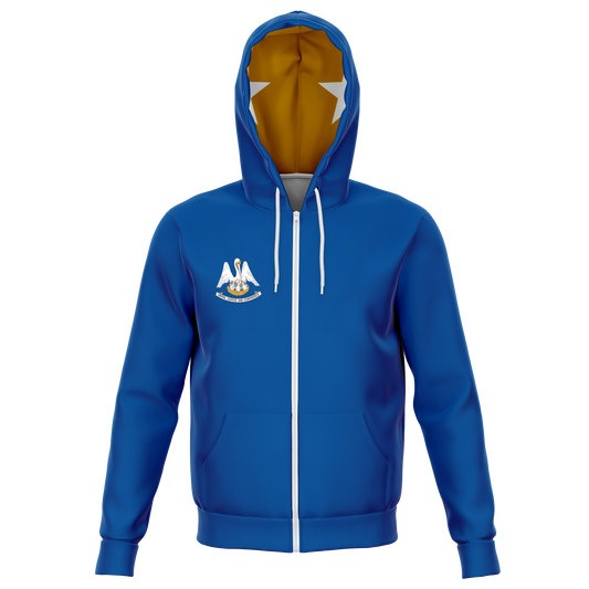 Louisiana Zip-up Hoodie