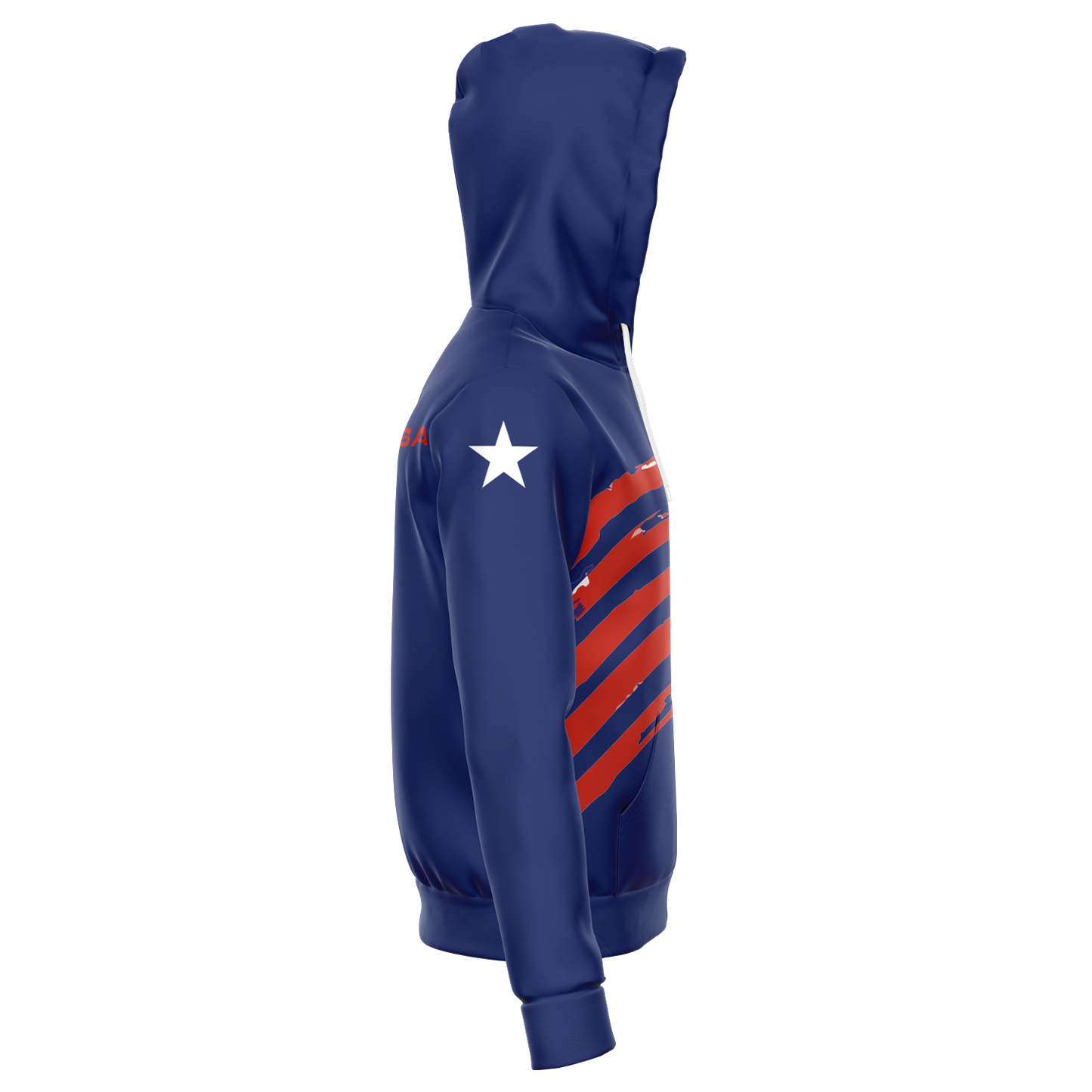 WEAR USA Zip-up Flag Hoodie