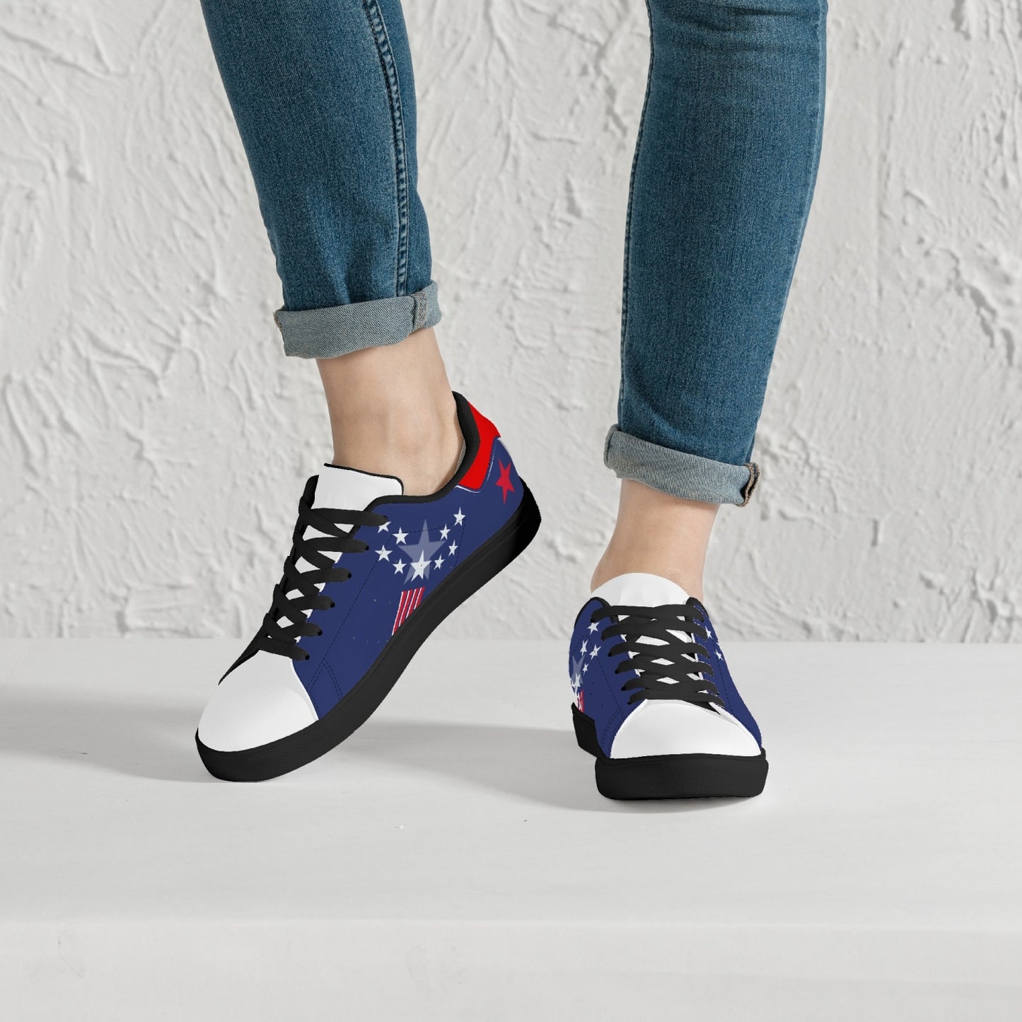 Cap USA Leather Sneakers