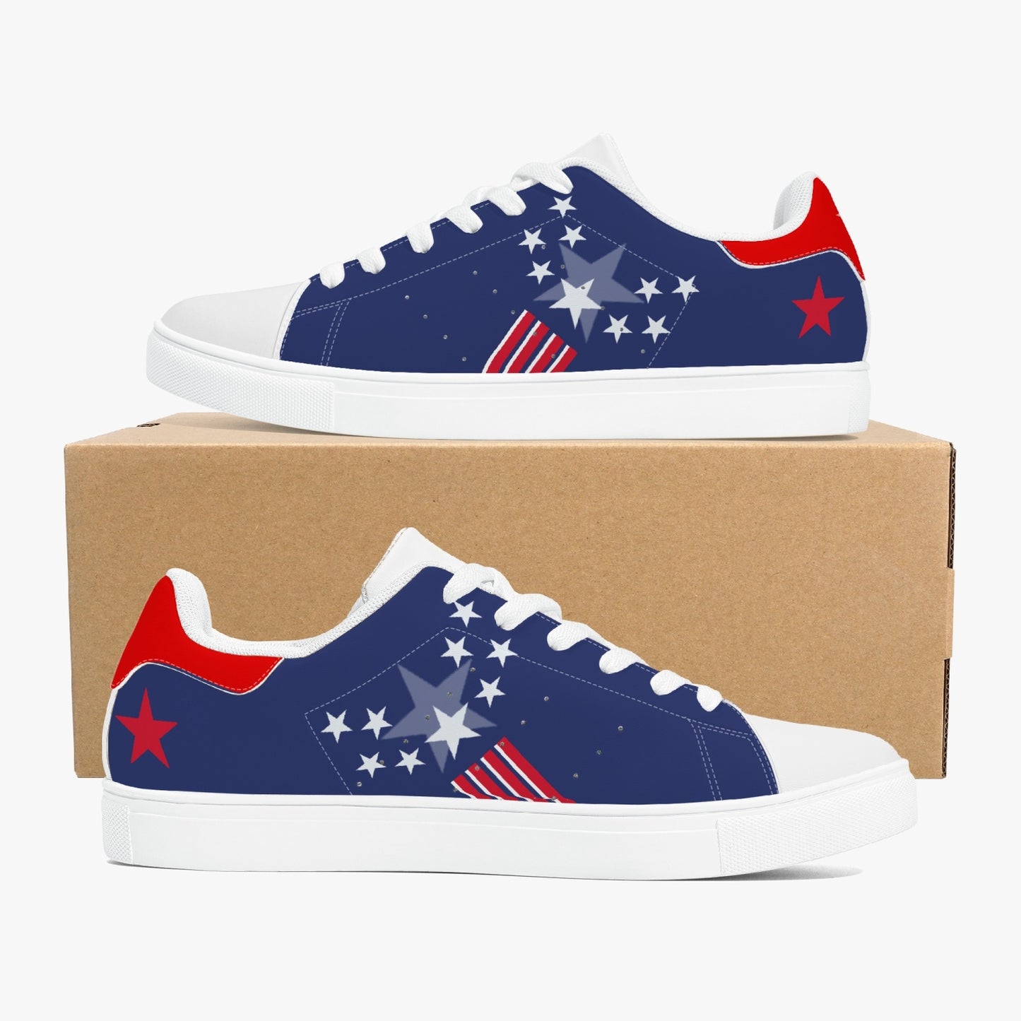 Cap USA Leather Sneakers