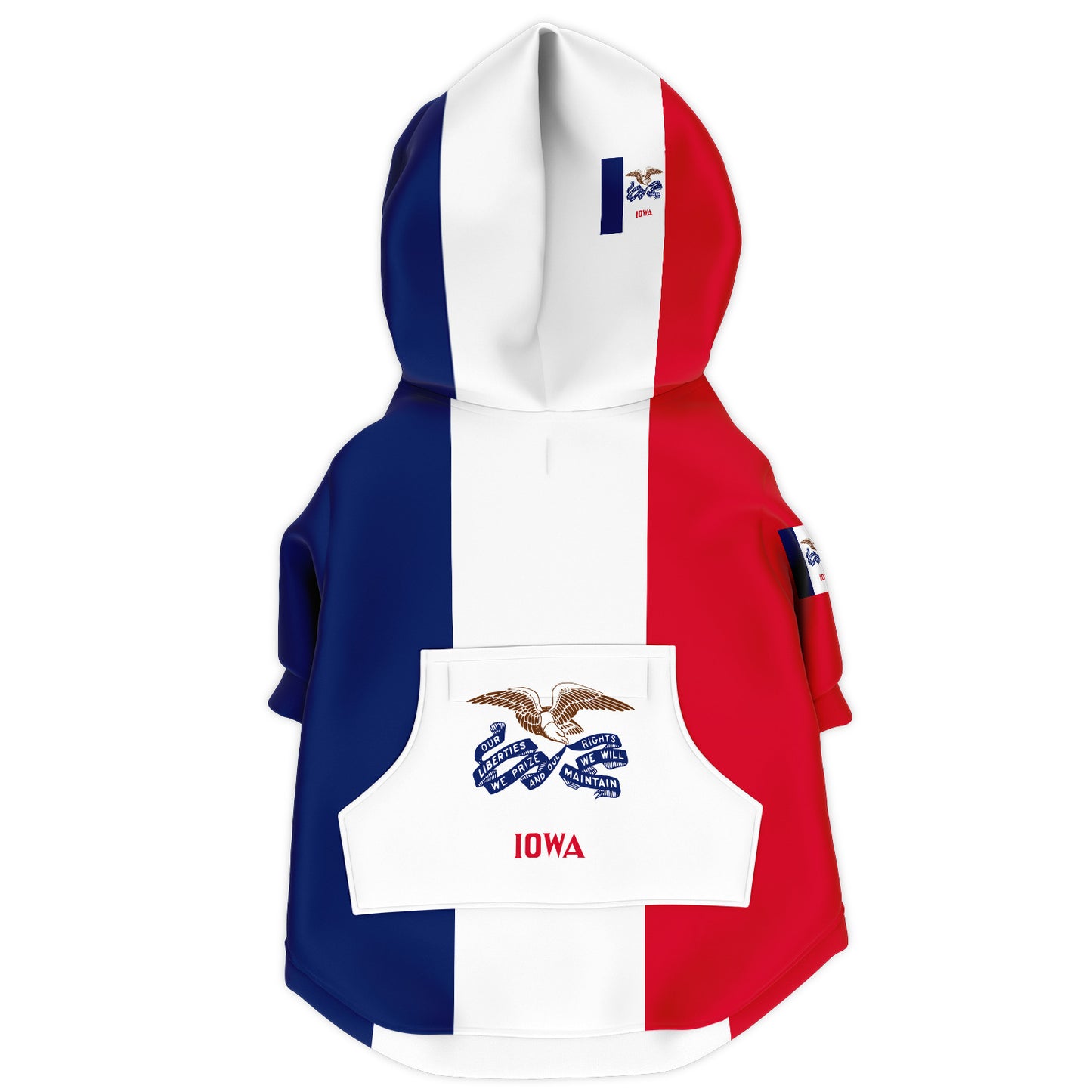 IOWA Dog Hoodie