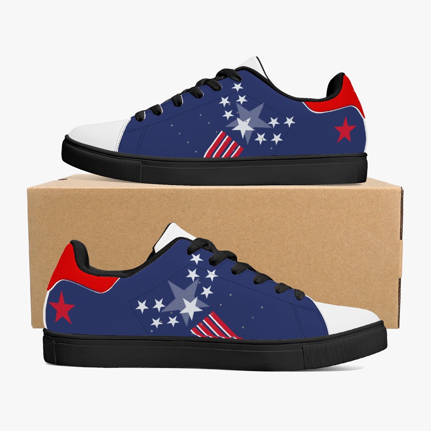 Cap USA Leather Sneakers