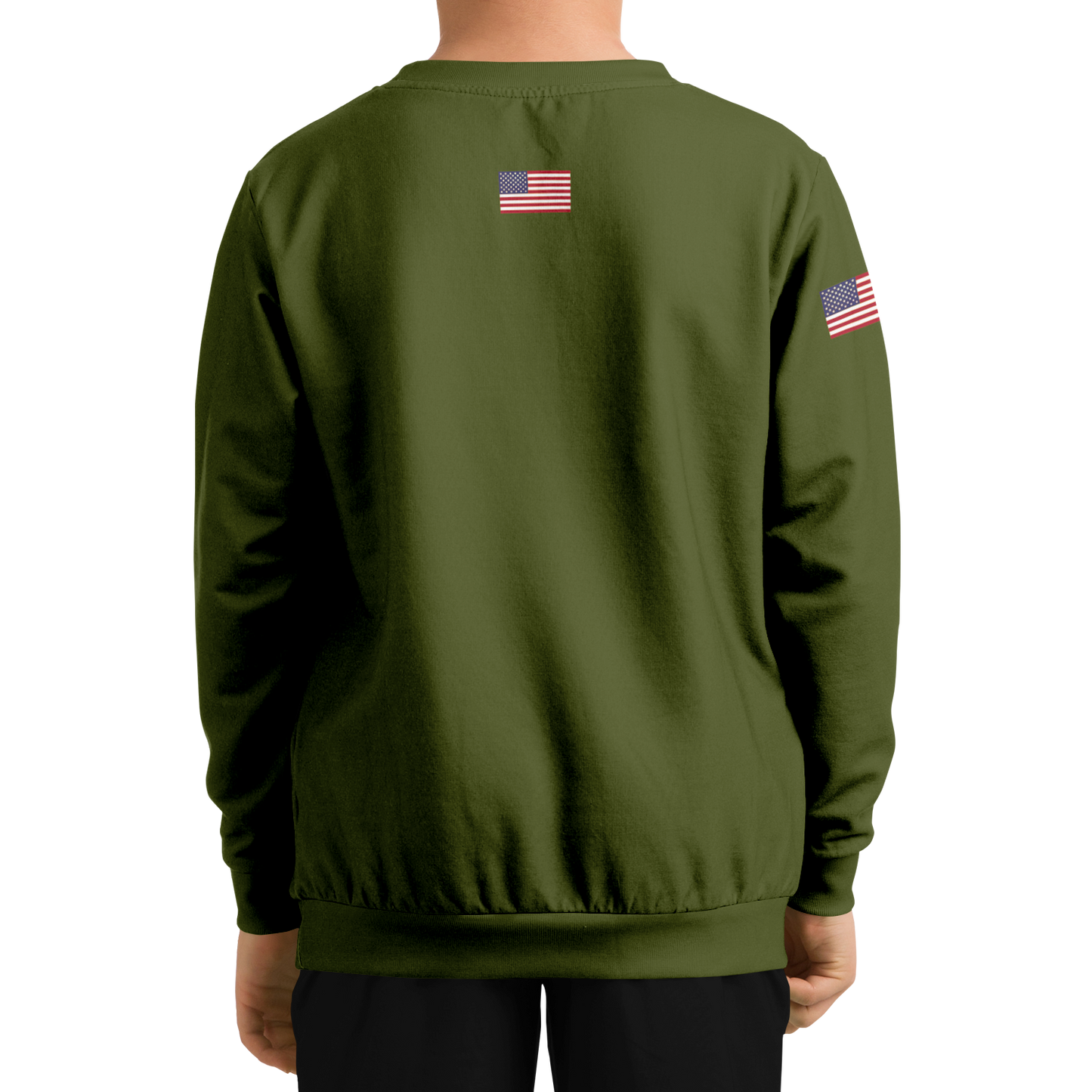 WEAR USA Army Green Eagle Sweatshirt