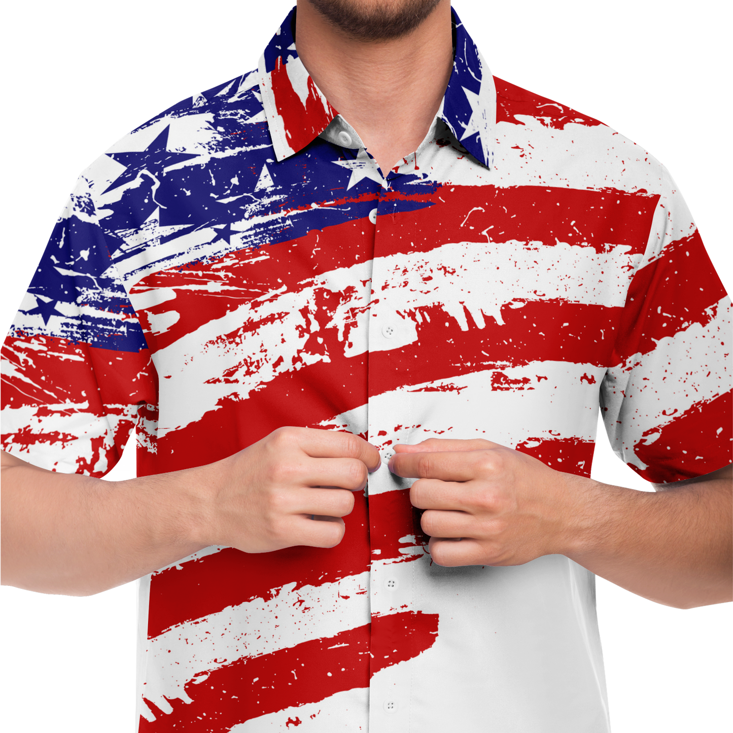 WEAR USA Splash Flag Shirt