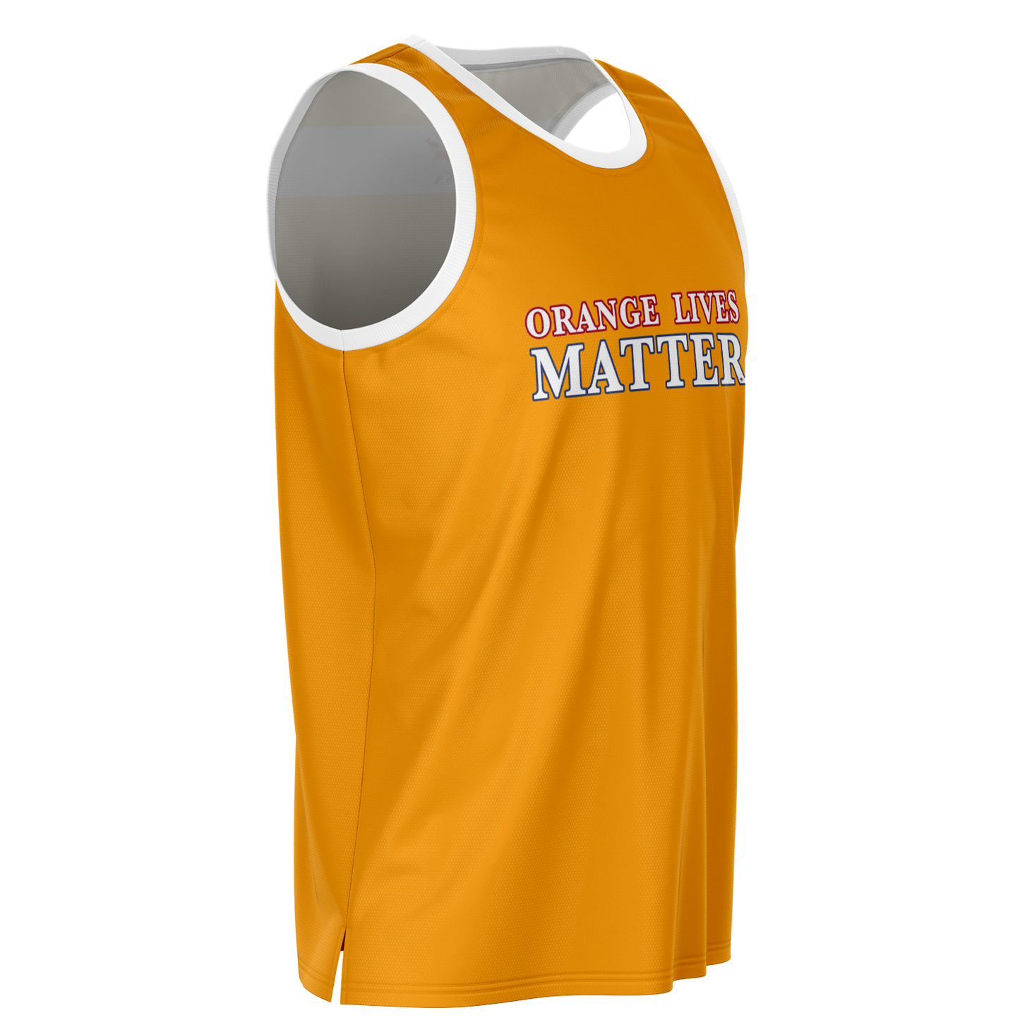 Orange LM Basketball Jersey 2