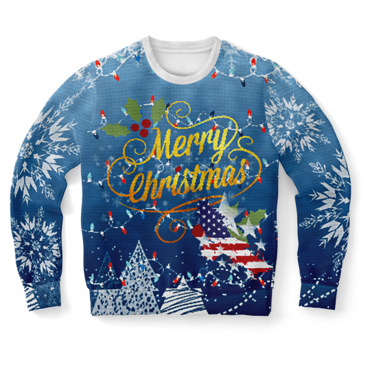 XMAS USA EAGLE SWEATER