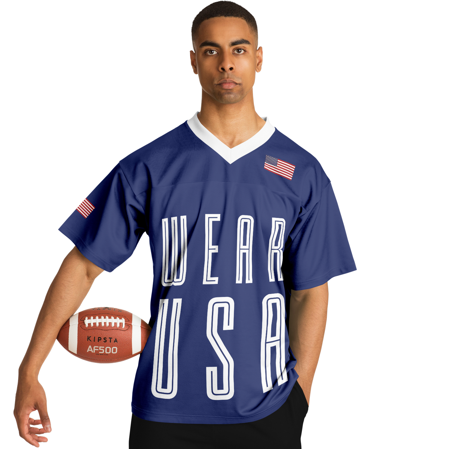 WEAR USA Flag Baseball Jersey