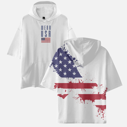 WEAR USA White Eagle Hoodie T-Shirt