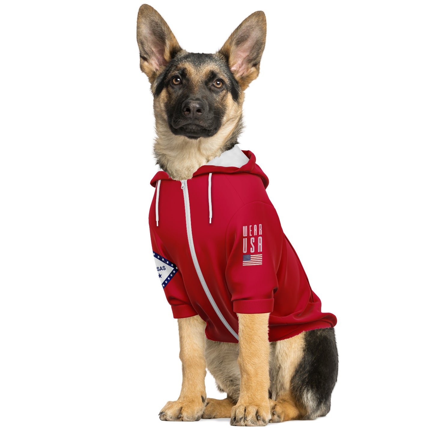 ARKANSAS Dog Hoodie