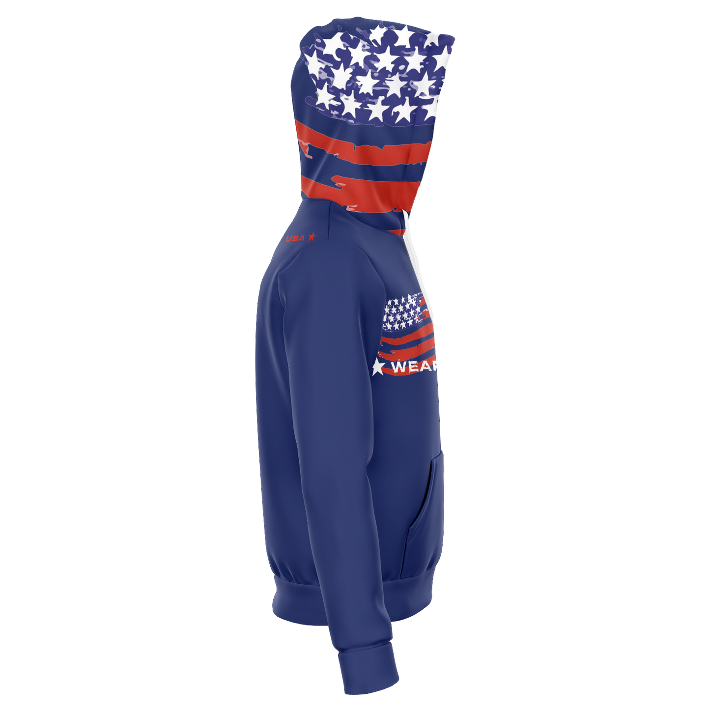 WEAR USA Blue Hoodie II