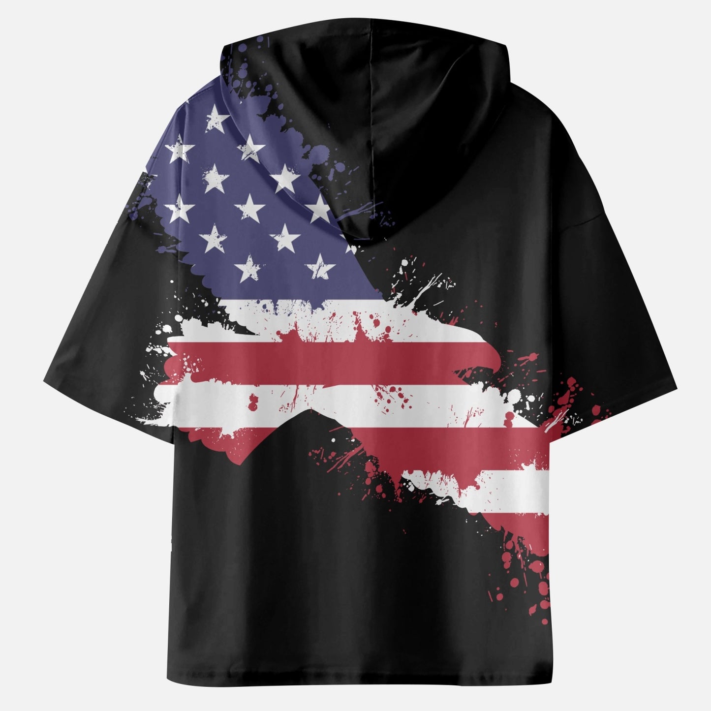 WEAR USA Black Eagle Hoodie T-Shirt