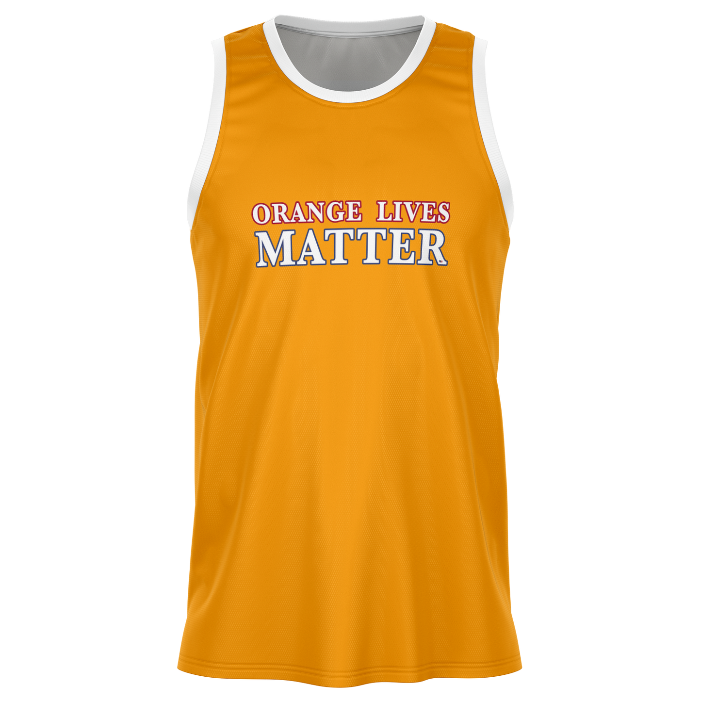 Orange LM Basketball Jersey 2