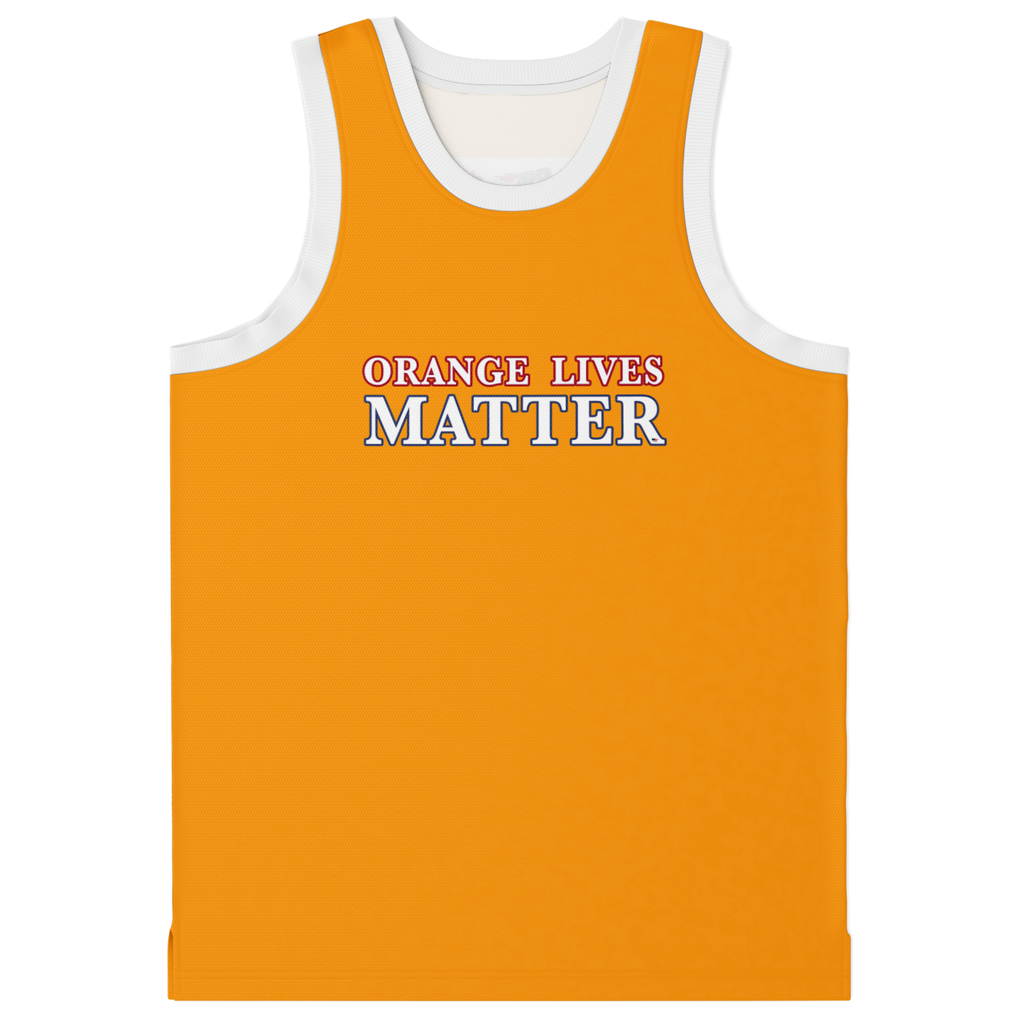 Orange LM Basketball Jersey 2