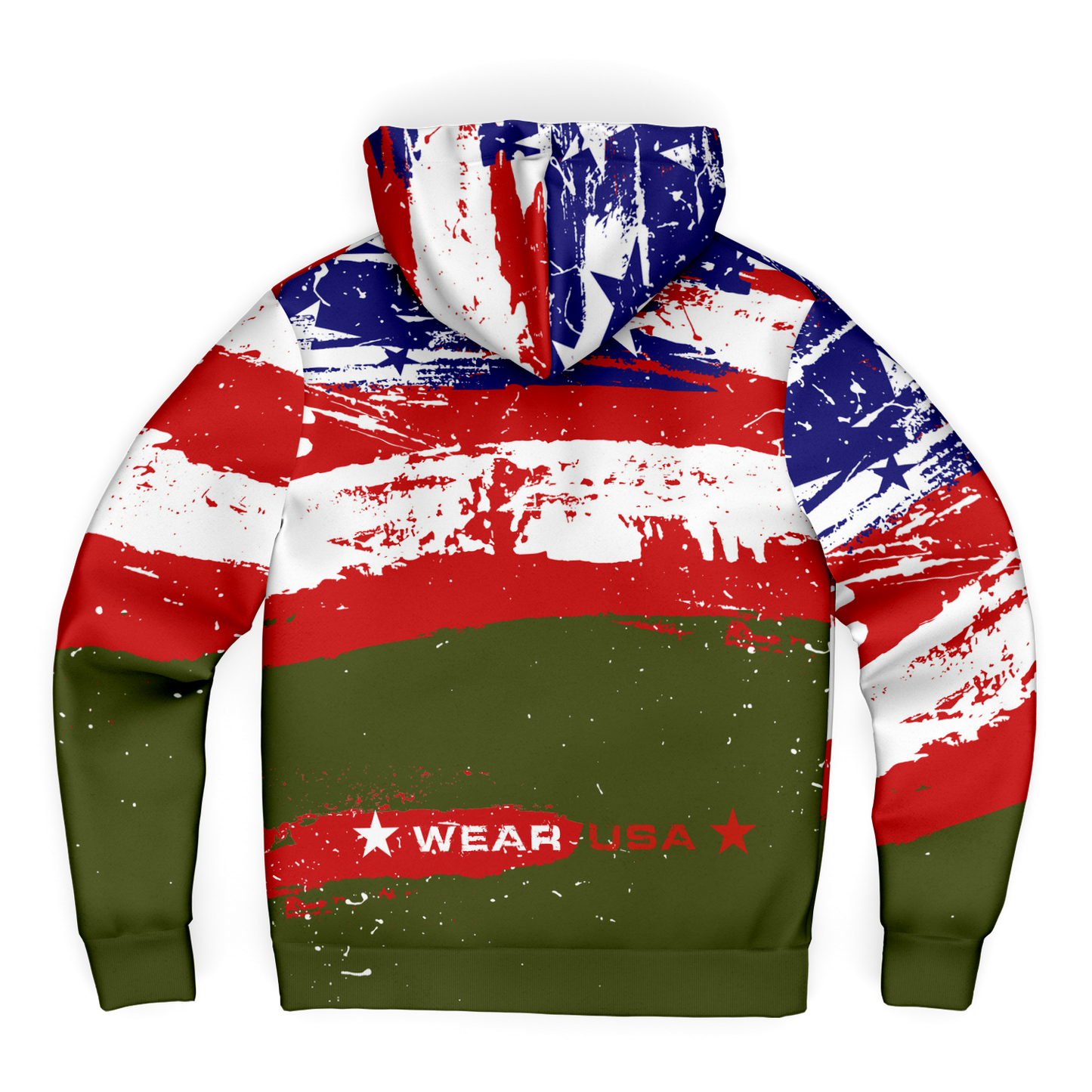 WEAR USA Splash Flag Open Hoodie G