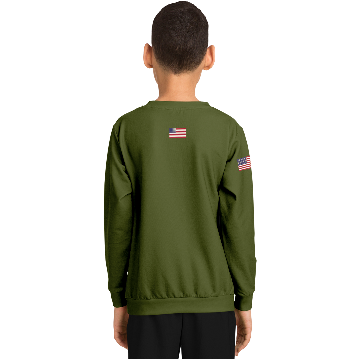 WEAR USA Army Green Eagle Sweatshirt