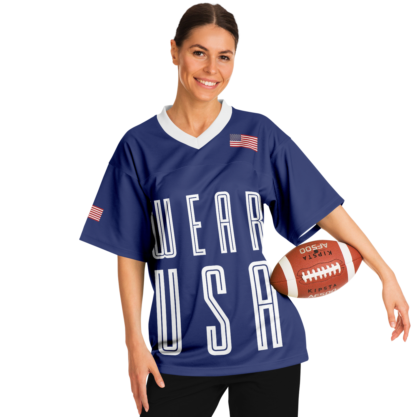 WEAR USA Flag Baseball Jersey