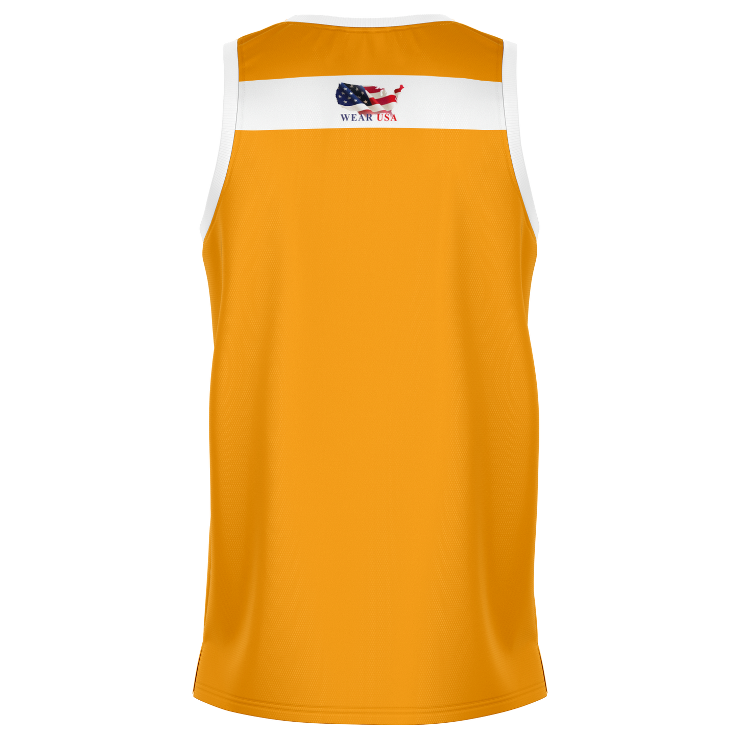 Orange LM Basketball Jersey 2