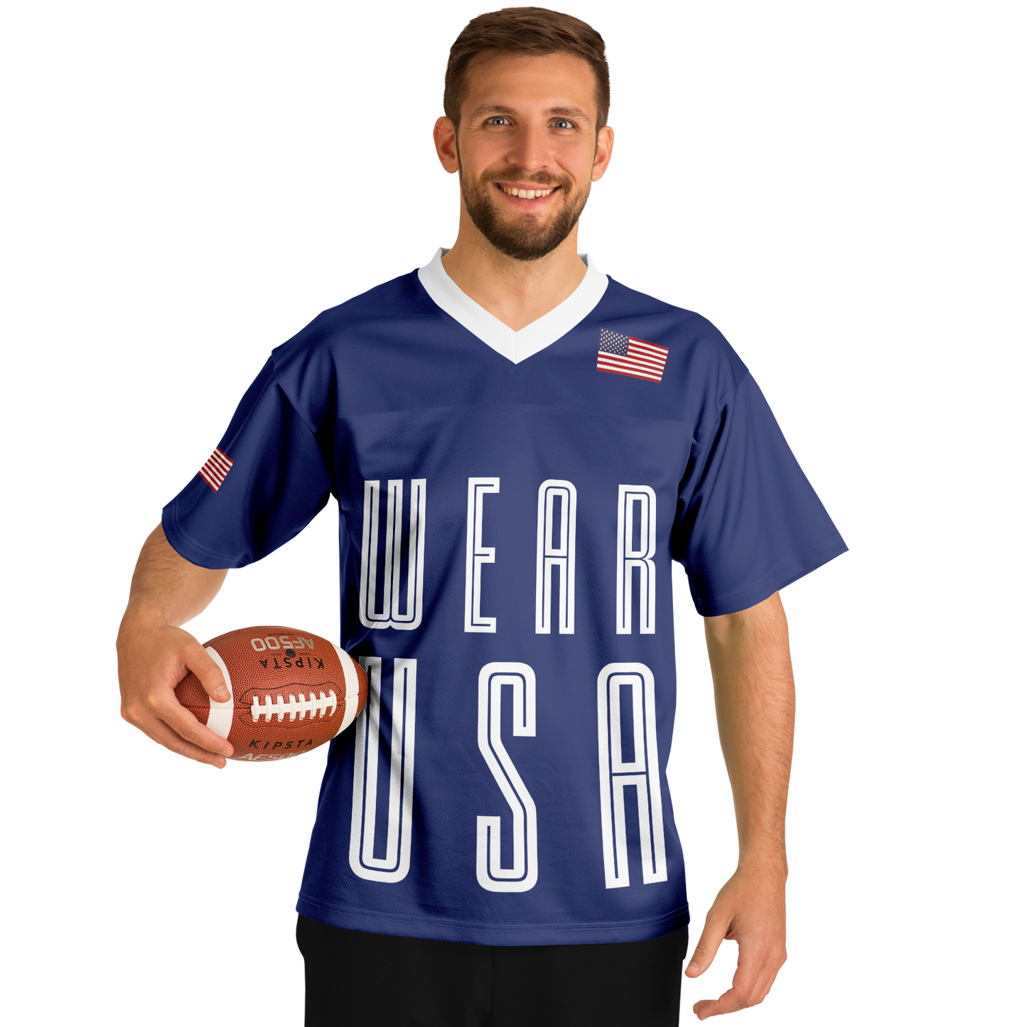 WEAR USA Flag Baseball Jersey