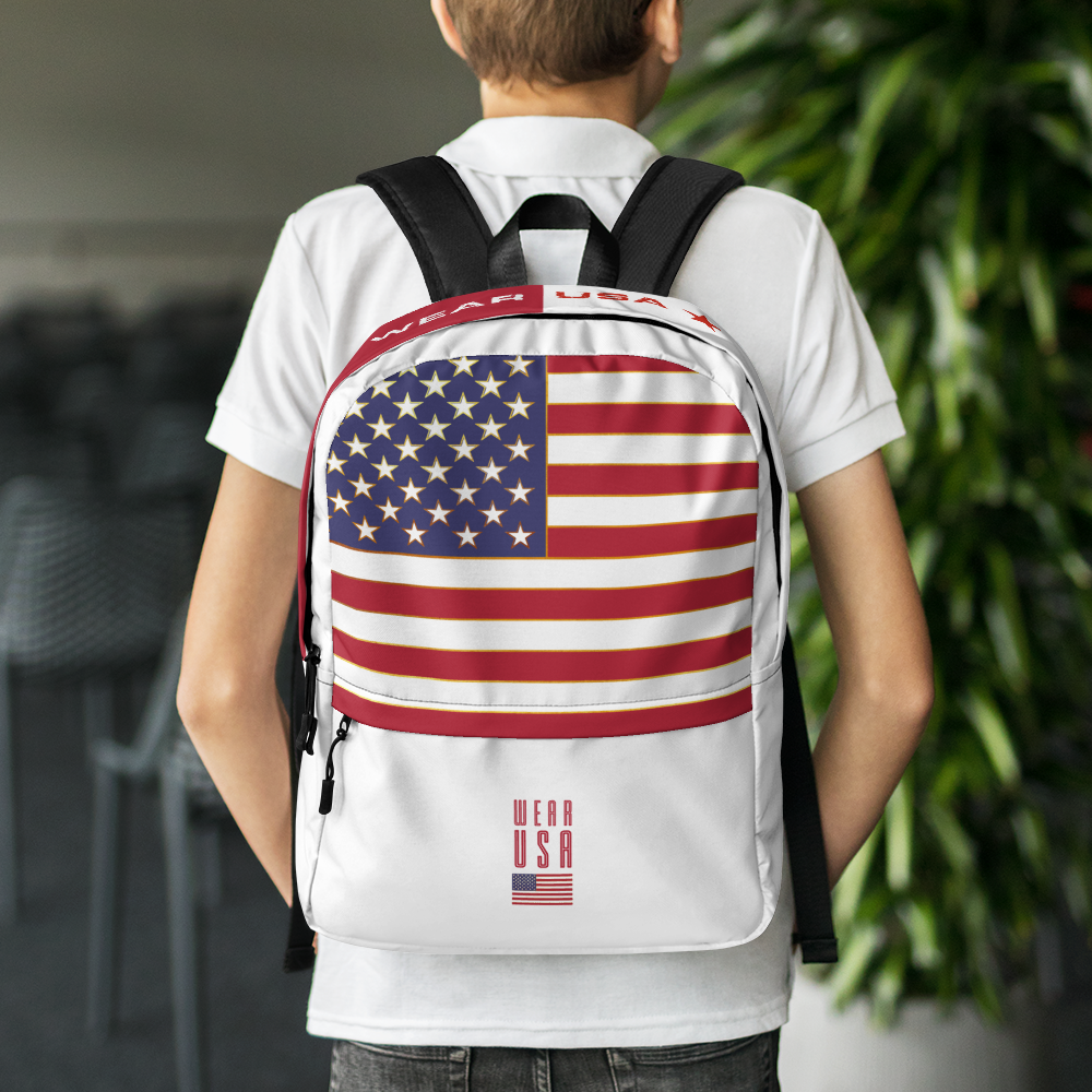 WEAR USA White Backpack