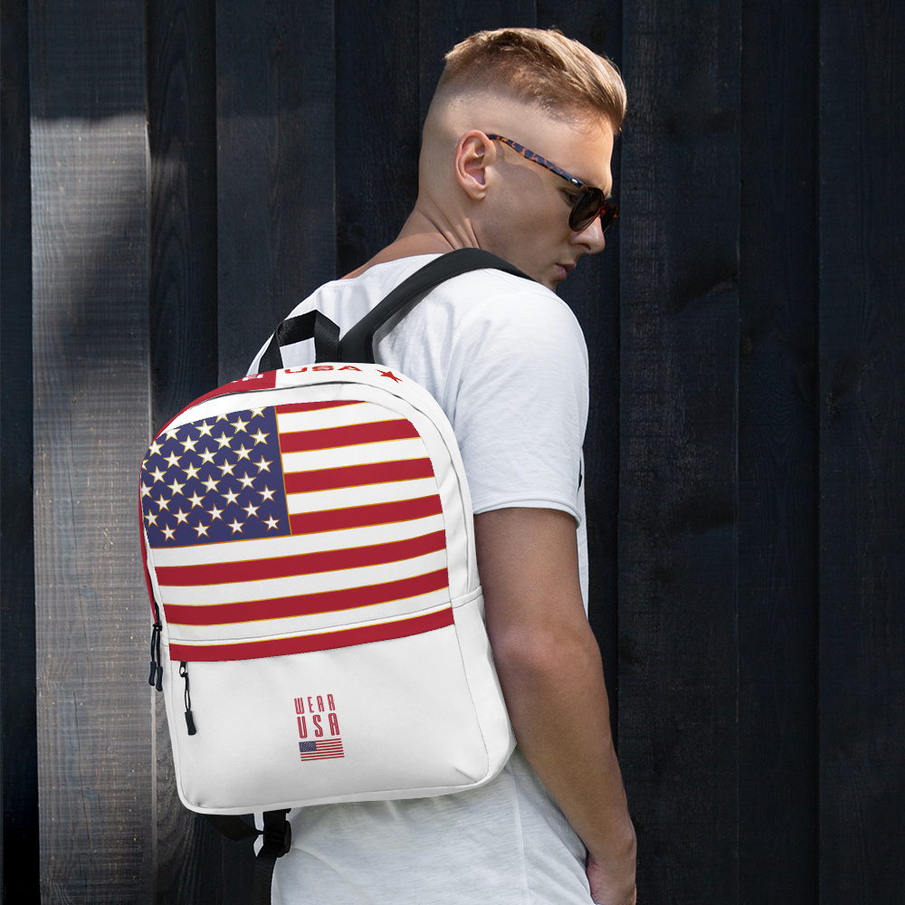 WEAR USA White Backpack