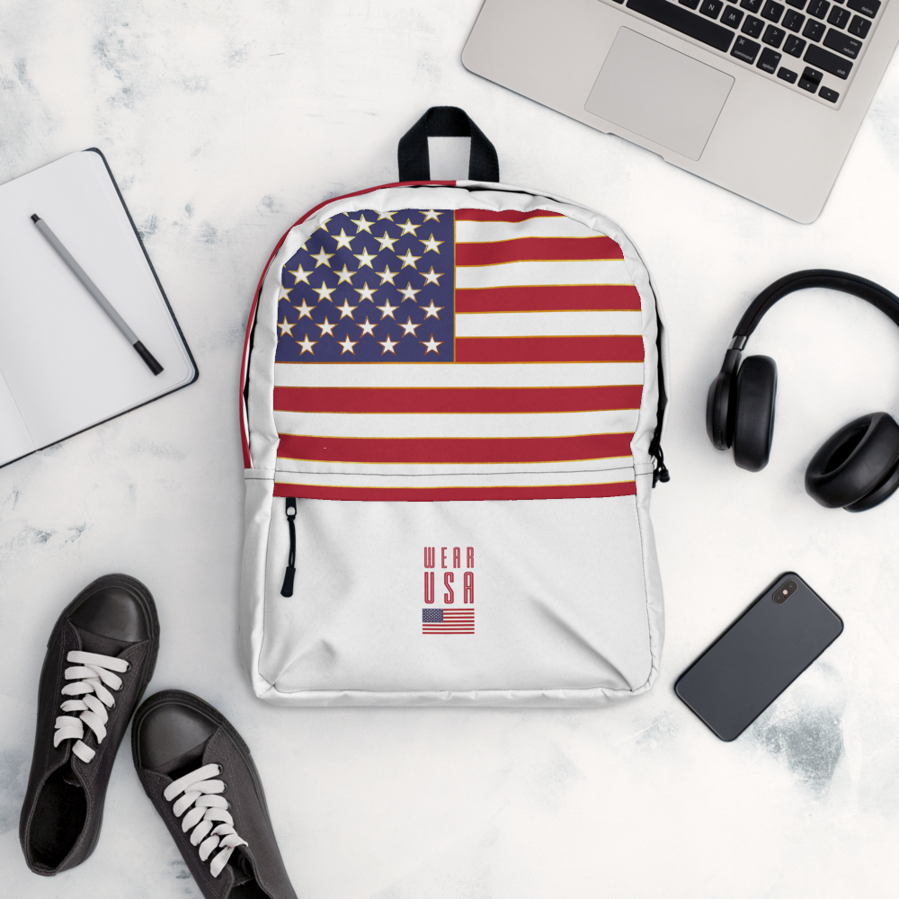 WEAR USA White Backpack