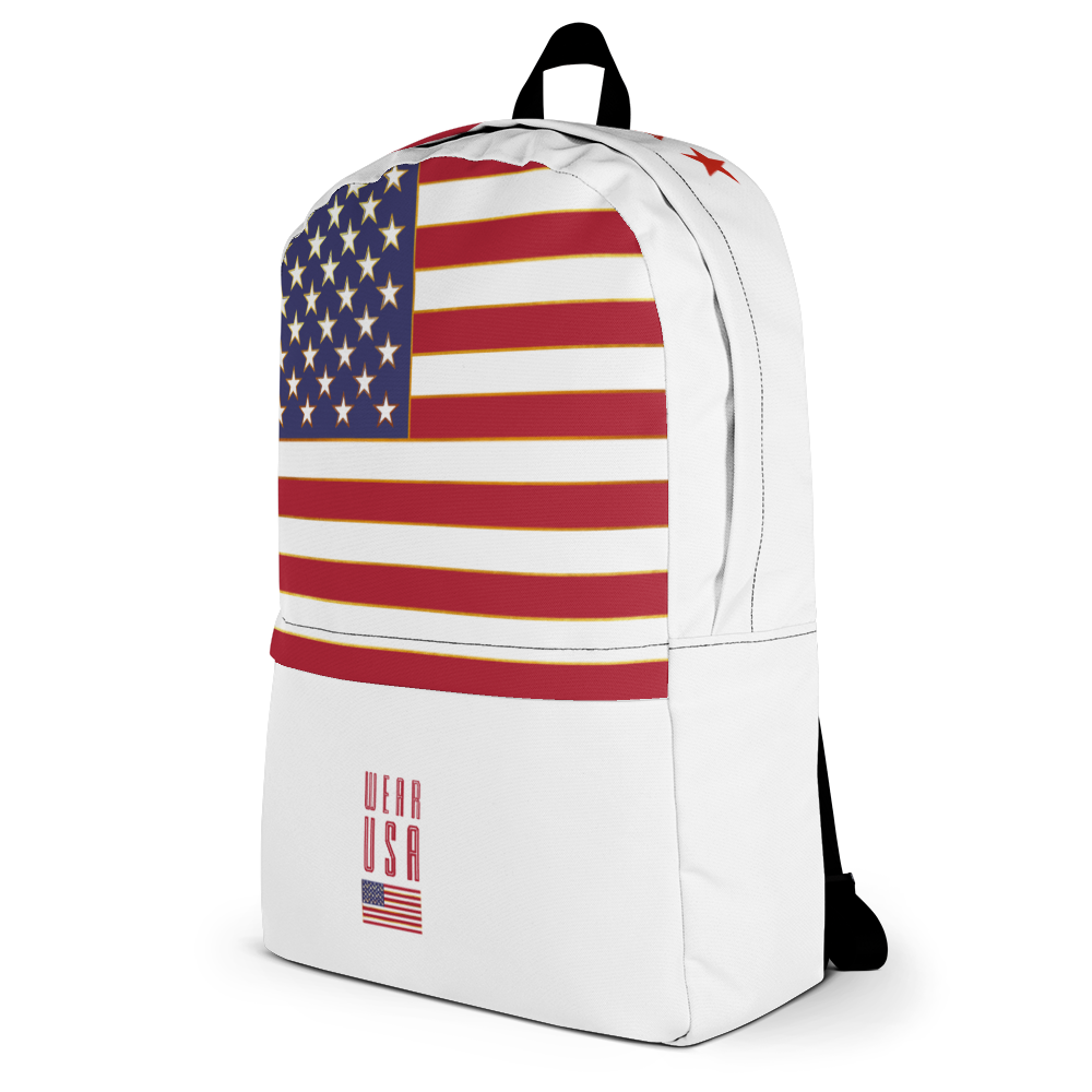 WEAR USA White Backpack