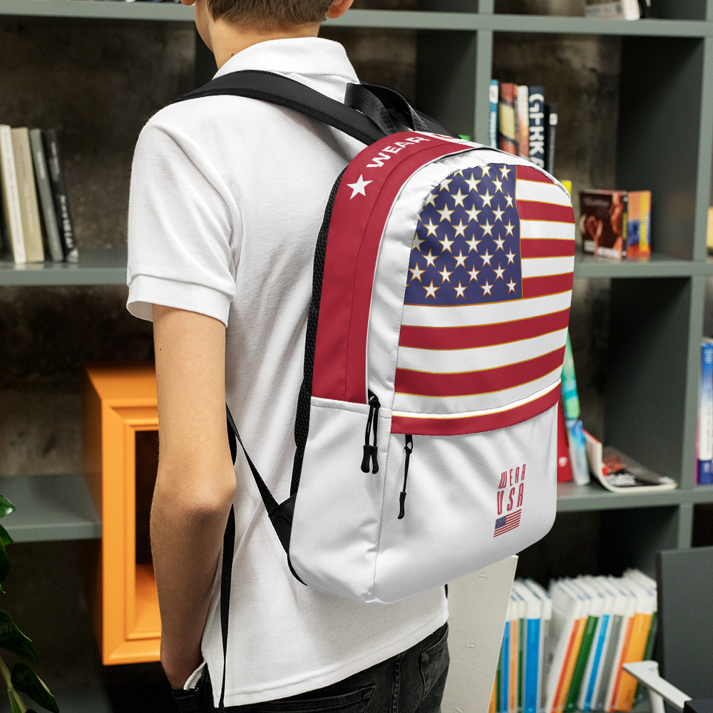 WEAR USA White Backpack