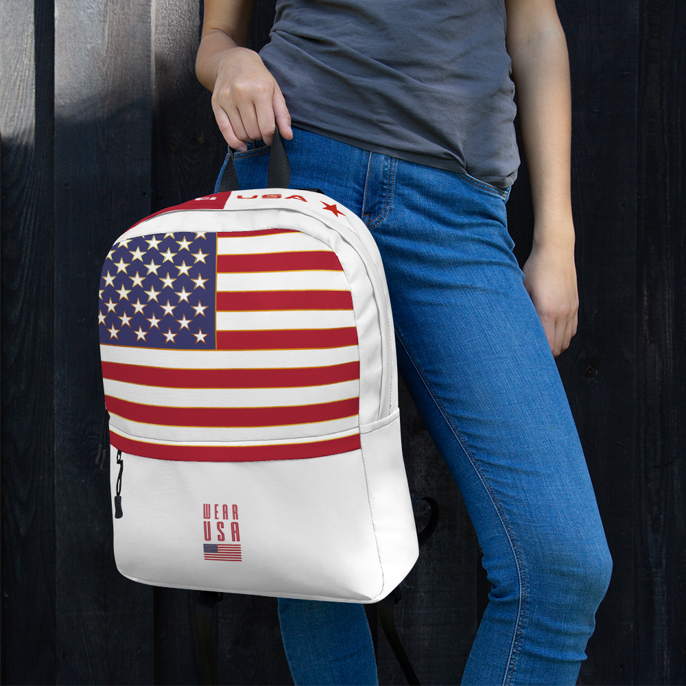 WEAR USA White Backpack