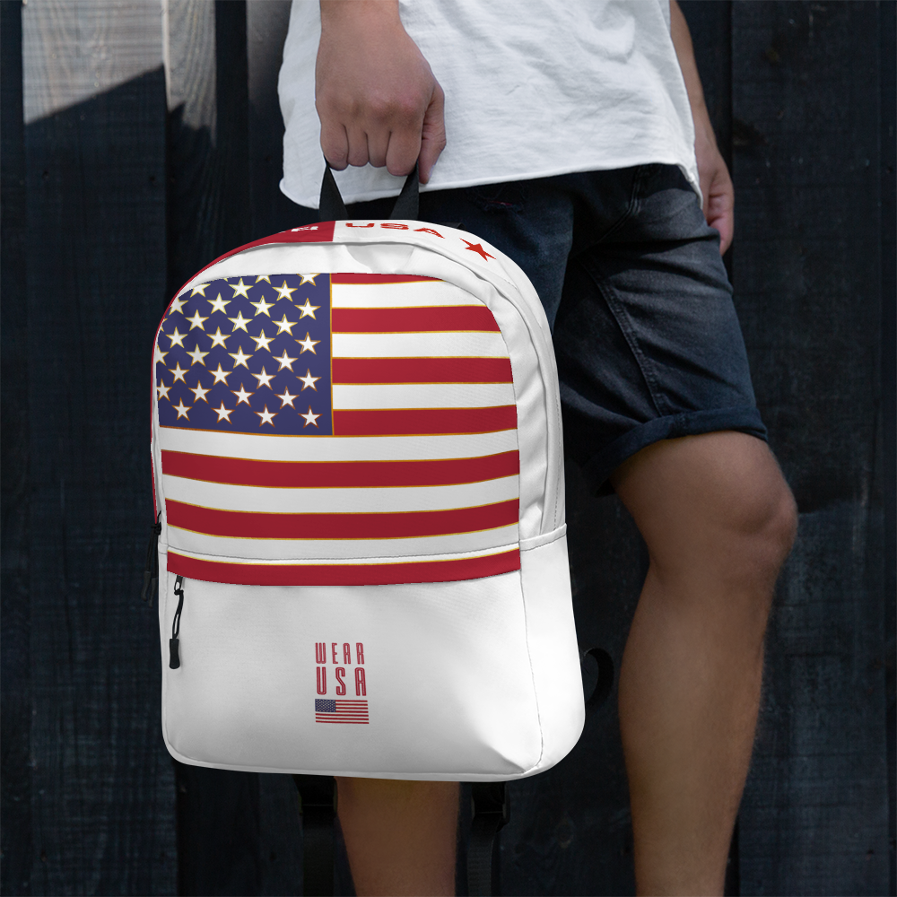 WEAR USA White Backpack