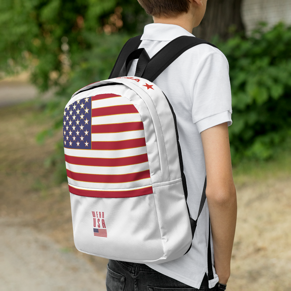 WEAR USA White Backpack