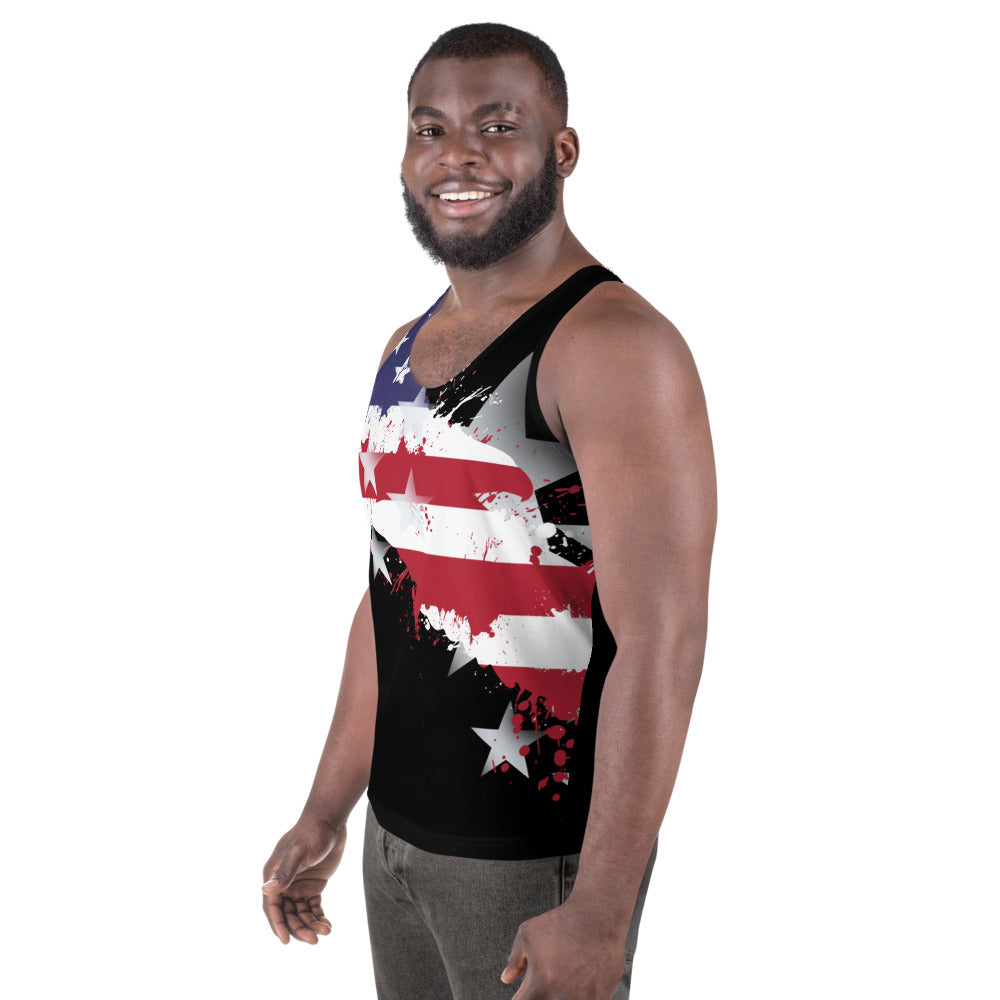 WEAR USA Black Unisex Tank Top